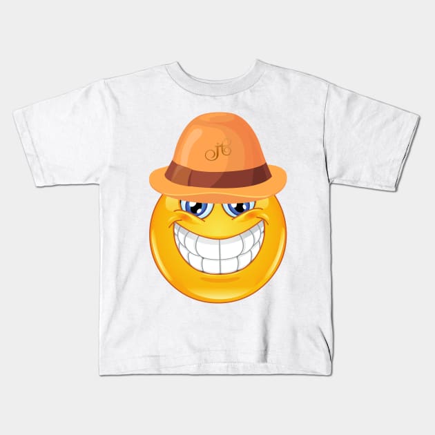 Smiley Face Kids T-Shirt by LibrosBOOKtique